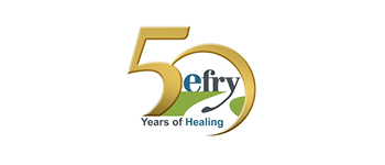 eFry logo - 50 years of healing